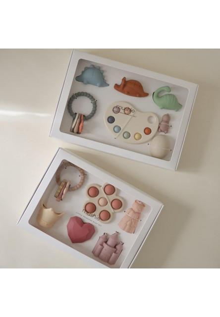 Darčekový set hračiek mushie - dino dreams