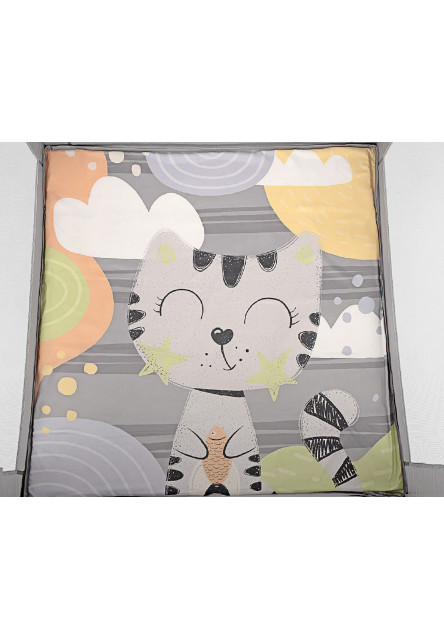 Hracia ohrádka Enjoy Grey Cat