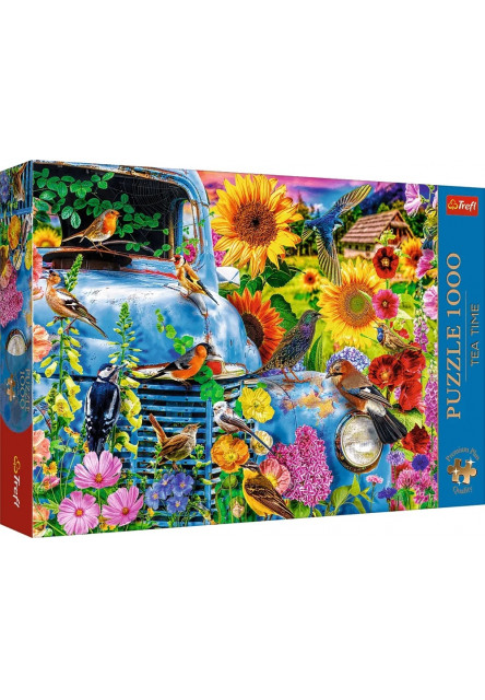 Trefl Puzzle 1000 Premium Plus Quality Tea Time Vidiecka idyla: Spievajúce vtáky