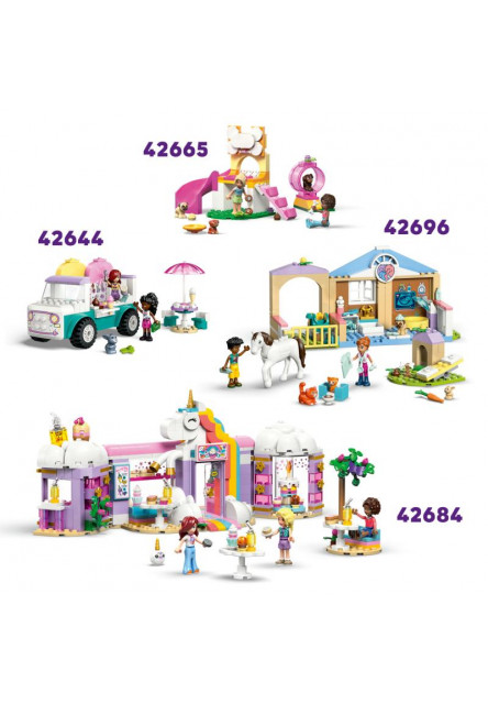 Jednorožie donáškové auto s tortou