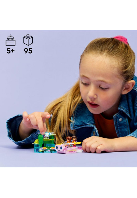 Dobrodružný čln s axolotlami