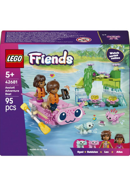 Dobrodružný čln s axolotlami