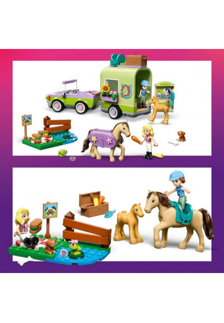 Príves s koňom a žriebätkom