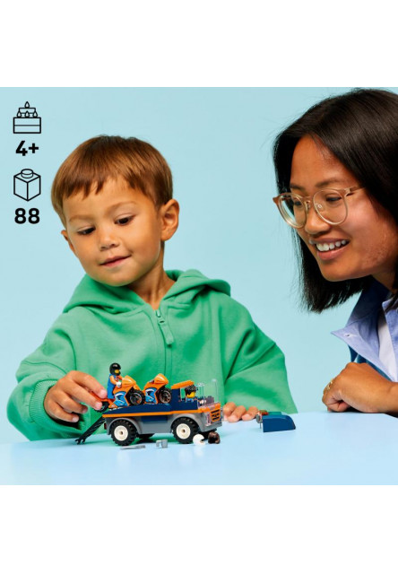 Kamión na prepravu motoriek