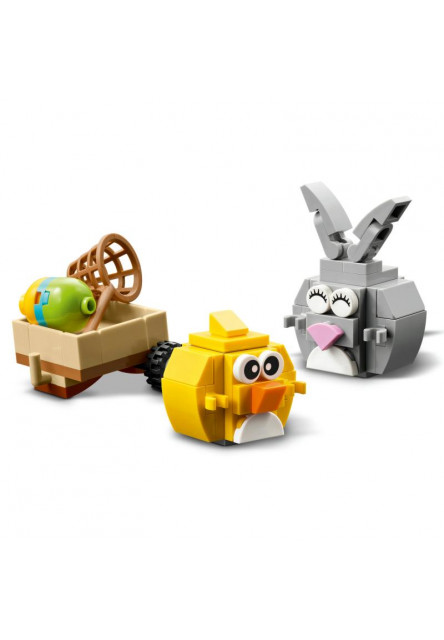 Veľkonočný zajačik a zbieranie vajíčok