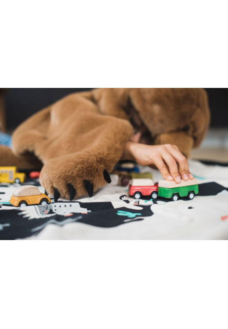 vak na hračky Worldmap Black