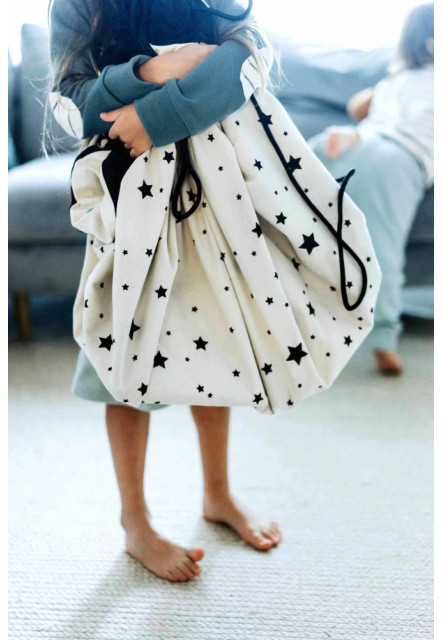 vak na hračky Worldmap Black