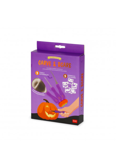 Nástroje na vyrezávanie tekvíc Legami Carve & Scare