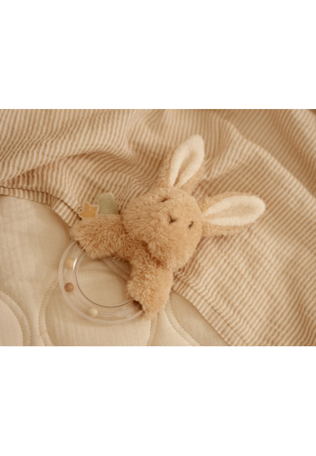 Hrkálka s korálkami králiček Newborn Naturals