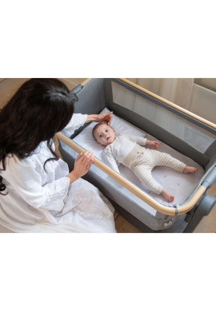 Postieľka prenosná Nanna Grey