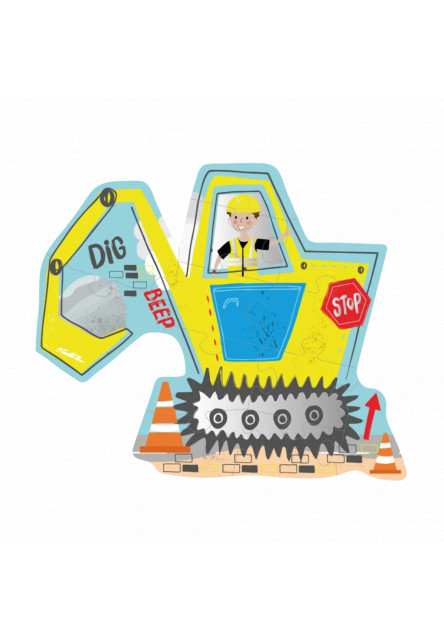 Tvarované puzzle v tvarovanej krabičke – Stavba