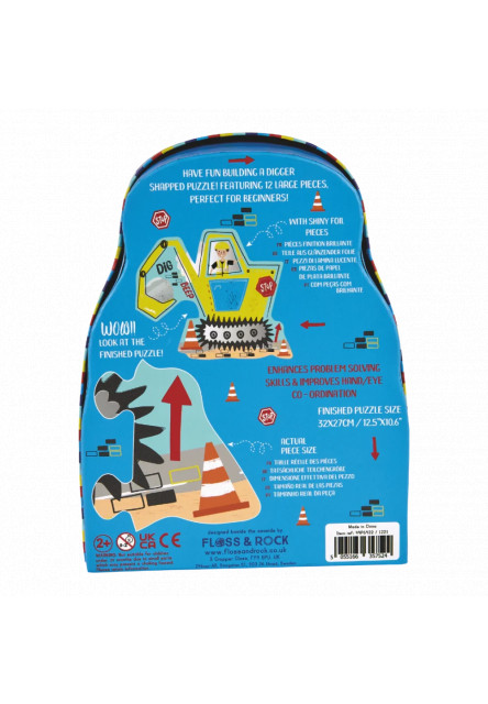 Tvarované puzzle v tvarovanej krabičke – Stavba