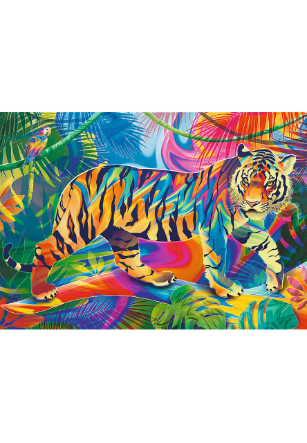 Trefl Prime puzzle 500 UFT - Farebné šplechy: Tiger