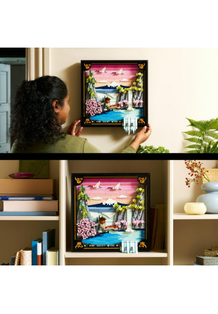 Krajina so sakurovým sadom