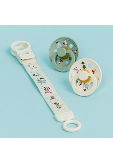 BIBS x Moomin darčekový set (Ivory / Sage)
