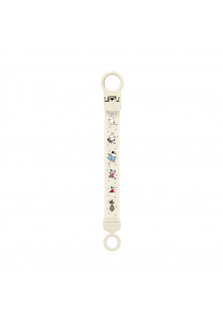 BIBS x Moomin Loop klip na cumlík (Ivory)