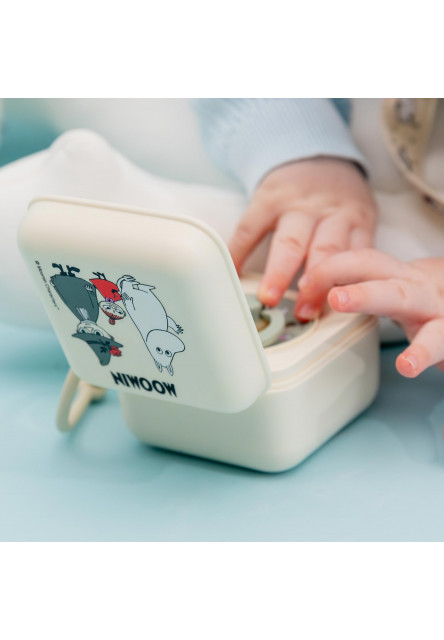 BIBS x Moomin krabička na cumlíky (Ivory)