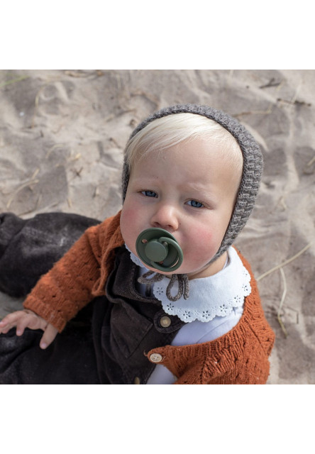 BIBS De Lux cumlíky z prírodného kaučuku 2ks - veľkosť 1 (Sage / Hunter Green)