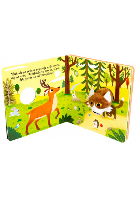 Malý vlk spoznáva les - so zvukmi a prstovou maňuškou