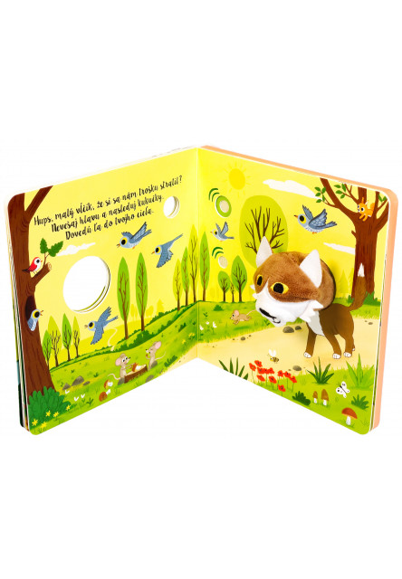 Malý vlk spoznáva les - so zvukmi a prstovou maňuškou