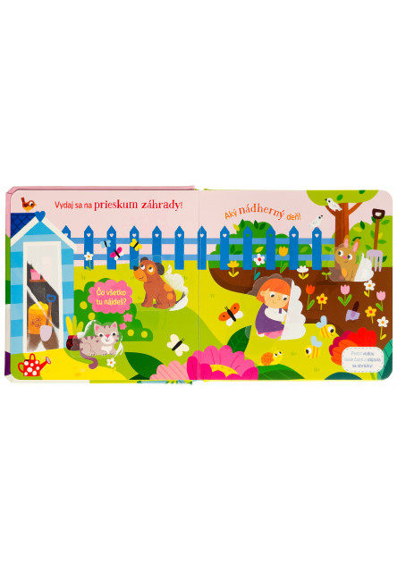 Maľovanie vodou do tašky Záhrada