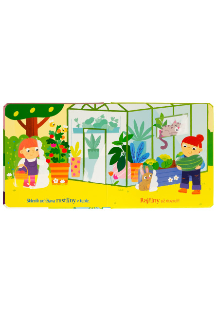 Maľovanie vodou do tašky Záhrada