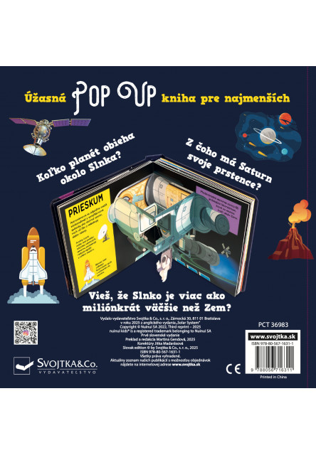 Slnečná sústava 10x POP UP