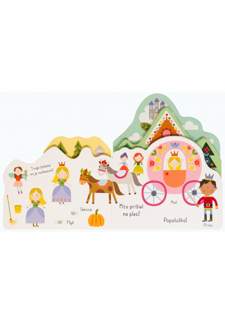 Tvarované leporelo - Rozprávky