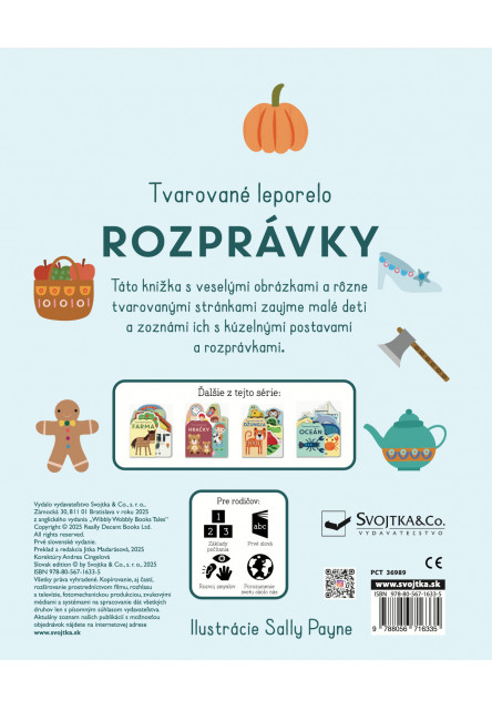 Tvarované leporelo - Rozprávky