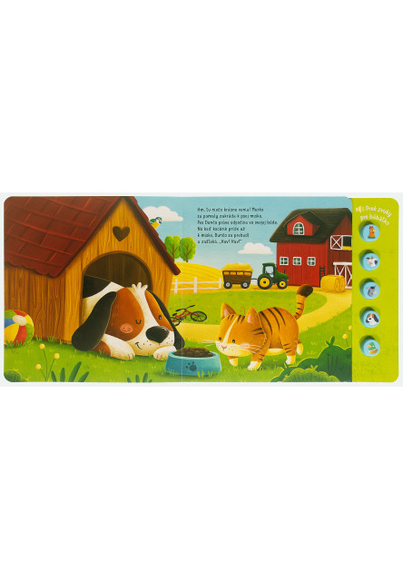 Čo počuješ na farme? Prvé zvuky pre bábätko