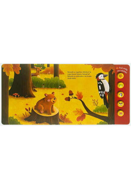Čo počuješ v lese? Prvé zvuky pre bábätko