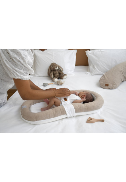 Hniezdo pre bábätko Cocoony Heather Clay