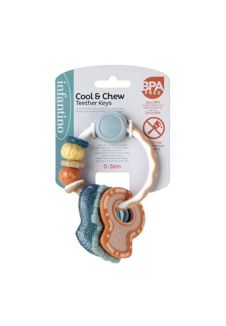 Hrkálka s hryzátkami kľúče