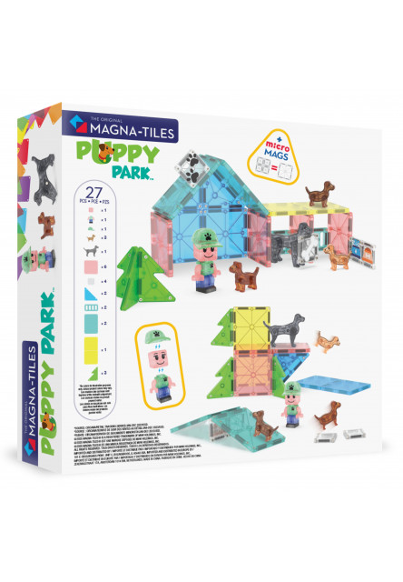 Magnetická stavebnica Puppy Park 27 dielov