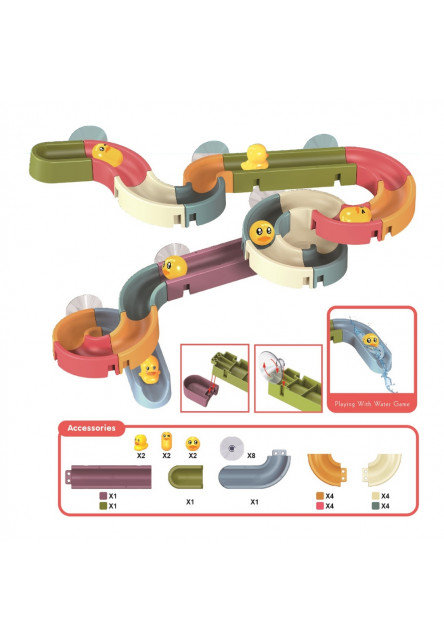 DIY Šmykľavka do vody 34 ks