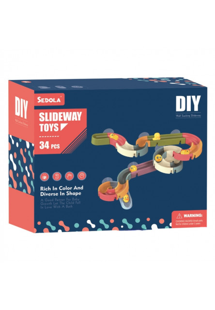 DIY Šmykľavka do vody 34 ks