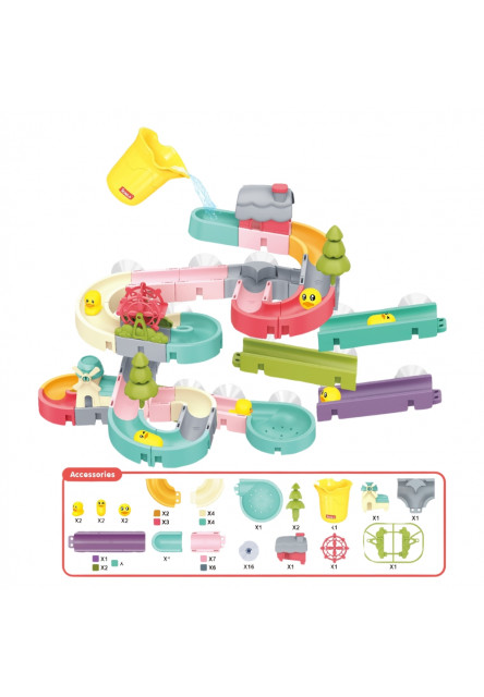DIY Šmykľavka do vody 62 ks