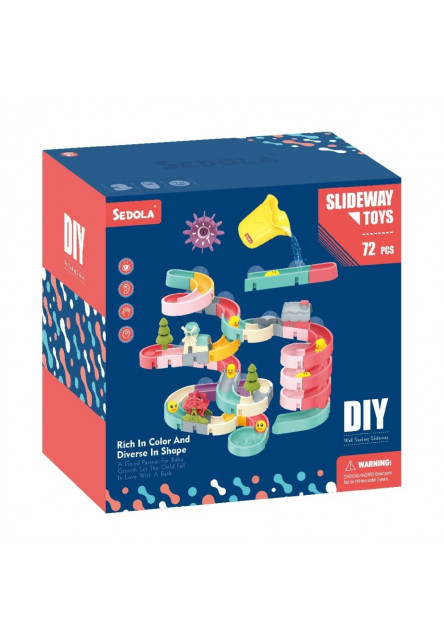 DIY Šmykľavka do vody 72 ks