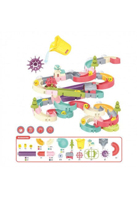 DIY Šmykľavka do vody 86 ks