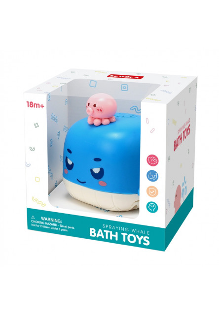 Striekacia hračka do vody Veľryba modrá