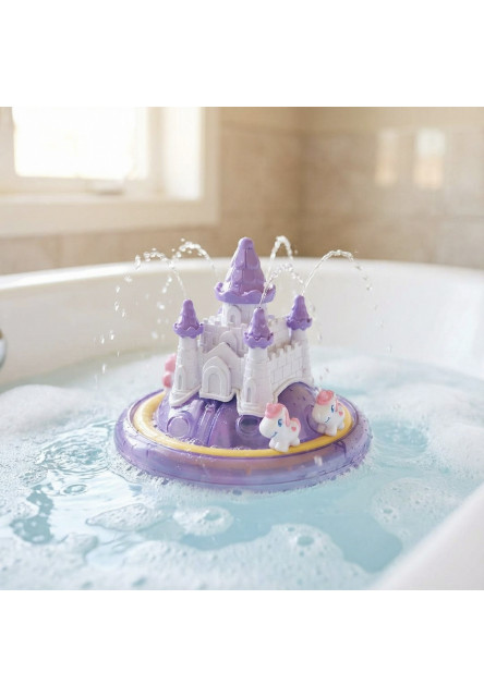 Striekacia hračka do vody Hrad fialový