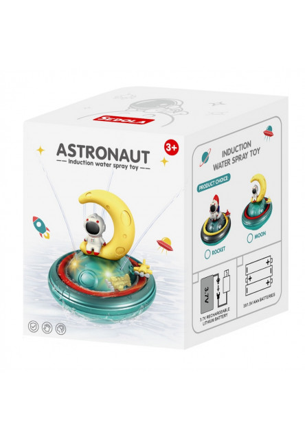 Striekacia hračka do vody Astronaut Mesiac
