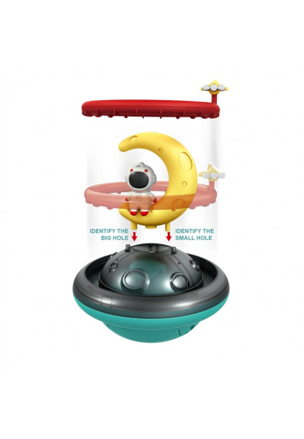 Striekacia hračka do vody Astronaut Mesiac