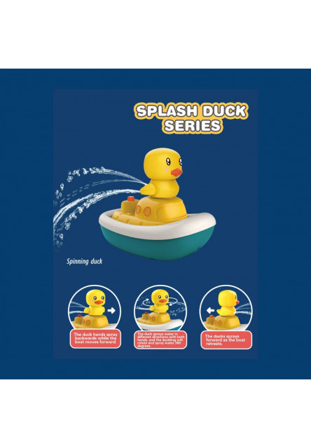 Plávajúca loďka s kačičkami