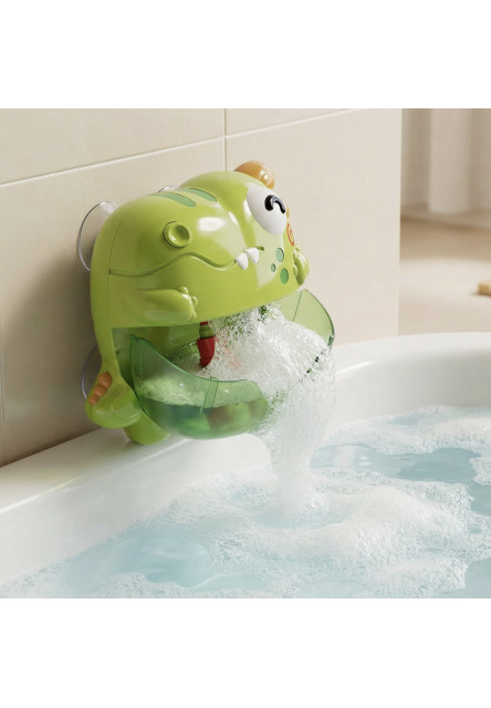 Interaktívny stroj na výrobu bublín do vane Dino