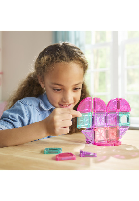 Magnetická stavebnica microMAGS Heart to Heart Travel Set 26 dielov