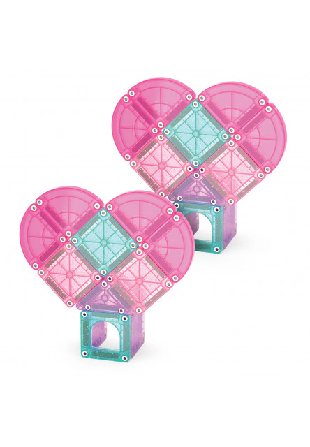 Magnetická stavebnica microMAGS Heart to Heart Travel Set 26 dielov