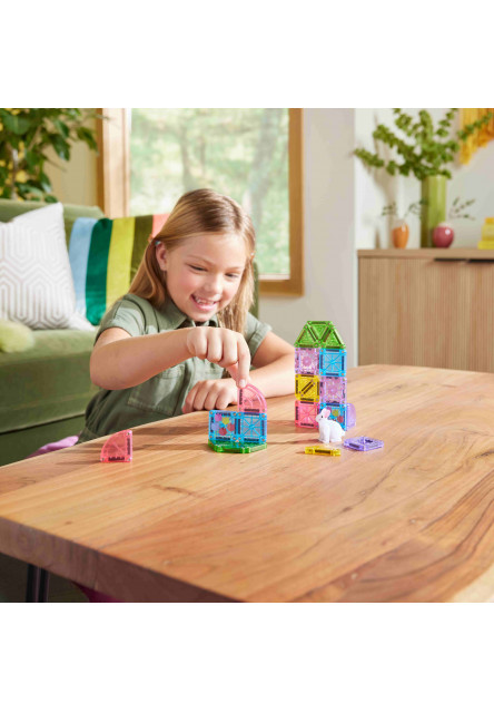 Magnetická stavebnica microMAGS Spring Garden Travel Set 24 dielov