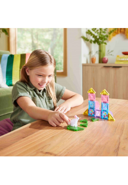 Magnetická stavebnica microMAGS Spring Garden Travel Set 24 dielov