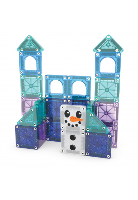 Magnetická stavebnica microMAGS Winter Wonderland Travel Set 26 dielov